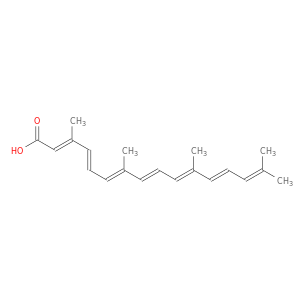 2,4,6,8,10,12,14-Hexadecaheptaenoicacid, 3,7,11,15-tetramethyl-, (2E,4E,6E,8E,10E,12E)-