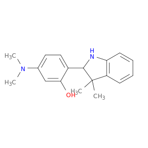 Phenol, 2-(2,3-dihydro-3,3-dimethyl-1H-indol-2-yl)-5-(dimethylamino)-