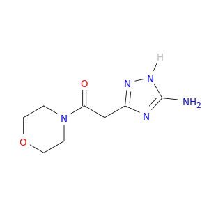 2-(5-Amino-1H-1,2,4-triazol-3-yl)-1-morpholinoethanone