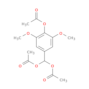 Methanediol, [4-(acetyloxy)-3,5-dimethoxyphenyl]-, diacetate