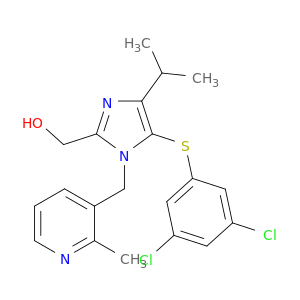 1H-Imidazole-2-methanol,5-[(3,5-dichlorophenyl)thio]-4-(1-methylethyl)-1-[(2-methyl-3-pyridinyl)methyl]-