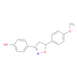 Phenol, 4-[4,5-dihydro-5-(4-methoxyphenyl)-3-isoxazolyl]-