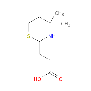 2H-1,3-Thiazine-2-propanoicacid, tetrahydro-4,4-dimethyl-