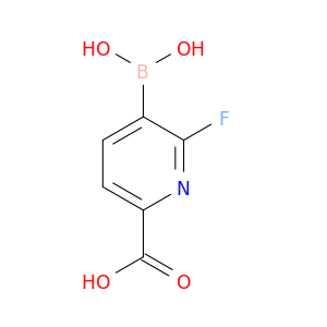 6-羧基-2-氟吡啶-3-硼酸