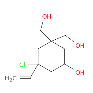 1,1-Cyclohexanedimethanol, 3-chloro-3-ethenyl-5-hydroxy-