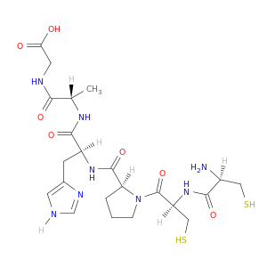 Glycine, L-cysteinyl-L-cysteinyl-L-prolyl-L-histidyl-L-alanyl-