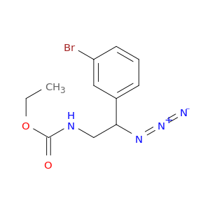 Carbamic acid, [2-azido-2-(3-bromophenyl)ethyl]-, ethyl ester