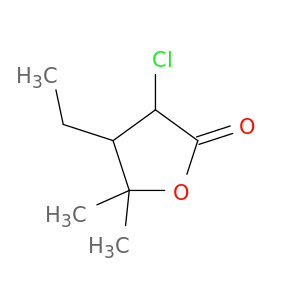 2(3H)-Furanone, 3-chloro-4-ethyldihydro-5,5-dimethyl-