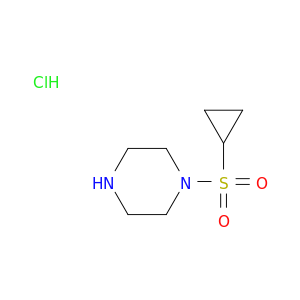 1-(cyclopropylsulfonyl)piperazine hydrochloride