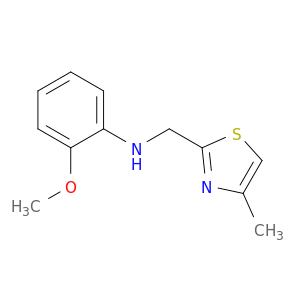 2-methoxy-N-[(4-methyl-1,3-thiazol-2-yl)methyl]aniline