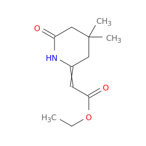 Acetic acid, (4,4-dimethyl-6-oxo-2-piperidinylidene)-, ethyl ester