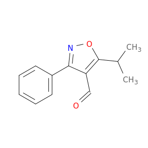 4-Isoxazolecarboxaldehyde, 5-(1-methylethyl)-3-phenyl-