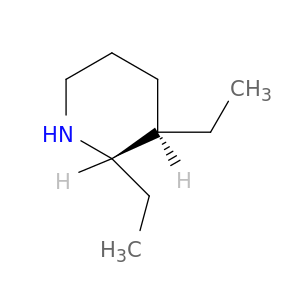 Piperidine, 2,3-diethyl-, trans-