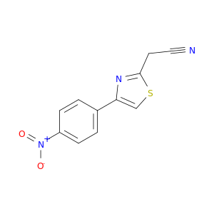 2-Thiazoleacetonitrile,4-(4-nitrophenyl)-