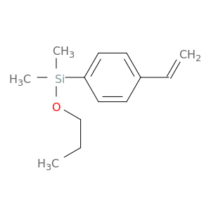 Silane, (4-ethenylphenyl)dimethylpropoxy-