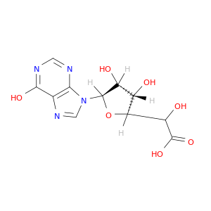 b-D-Ribofuranuronic acid,1-deoxy-1-(1,6-dihydro-6-oxo-9H-purin-9-yl)-