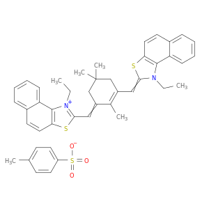 1-ETHYL-2-[(3-([1-ETHYLNAPHTHO[1,2-D][1,3]THIAZOL-2(1H)-YLIDENE]METHYL)-2,5,5-TRIMETHYL-2-CYCLOHEXEN-1-YLIDENE)METHYL]NAPHTHO[1,2-D][1,3]THIAZOL-1-IUM 4-METHYLBENZENESULFONATE