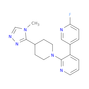 6'-氟-2-(4-(4-甲基-4H-1,2,4-三唑-3-基)哌啶-1-基)-3,3'-联吡啶