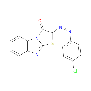 Thiazolo[3,2-a]benzimidazol-3(2H)-one,2-[2-(4-chlorophenyl)diazenyl]-