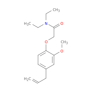 N,N-二乙基-2-[2-甲氧基-4-(2-丙烯-1-基)苯氧基]乙酰胺