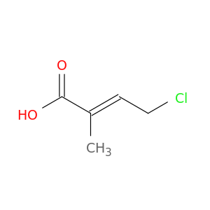 2-Butenoic acid, 4-chloro-2-methyl-, (2E)-