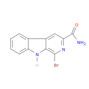 9H-Pyrido[3,4-b]indole-3-carboxamide, 1-bromo-