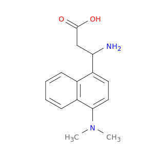 β-氨基-4-(二甲基氨基)-1-萘丙酸