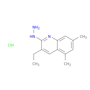 5,7-Dimethyl-3-ethyl-2-hydrazinoquinoline hydrochloride