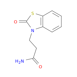 3(2H)-Benzothiazolepropanamide, 2-oxo-