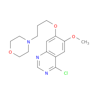 Quinazoline, 4-chloro-6-methoxy-7-[3-(4-morpholinyl)propoxy]-