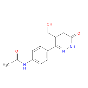 Acetamide, N-(4-(1,4,5,6-tetrahydro-4-(hydroxymethyl)-6-oxo-3-pyridazinyl)phenyl)-