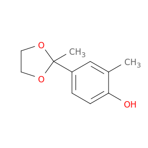 Phenol, 2-methyl-4-(2-methyl-1,3-dioxolan-2-yl)-