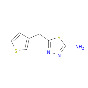 5-(thiophen-3-ylmethyl)-1,3,4-thiadiazol-2-amine