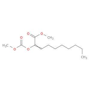 2-Decenoic acid, 2-[(methoxycarbonyl)oxy]-, methyl ester