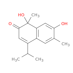 2(1H)-Naphthalenone, 1,7-dihydroxy-1,6-dimethyl-4-(1-methylethyl)-