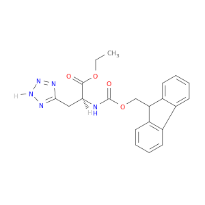 (S)-Ethyl 2-((((9H-fluoren-9-yl)methoxy)carbonyl)amino)-3-(2H-tetrazol-5-yl)propanoate
