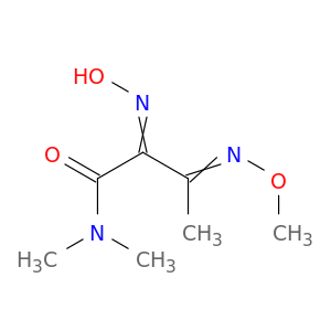 Butanamide, 2-(hydroxyimino)-3-(methoxyimino)-N,N-dimethyl-