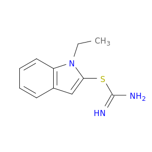 Carbamimidothioic acid,1-ethyl-1H-indol-2-yl ester