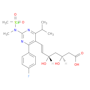 6-庚烯酸7-[4-(4-氟苯基)-6-(1-甲基乙基)-2-[甲基(甲基磺酰基)氨基]-5-嘧啶基]-3,5-二羟基-钙盐(2