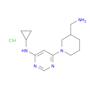 [6-(3-氨基甲基-哌啶-1-基)-嘧啶-4-基]-环丙基-胺盐酸盐