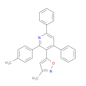 Pyridine, 3-(3-methyl-5-isoxazolyl)-2-(4-methylphenyl)-4,6-diphenyl-