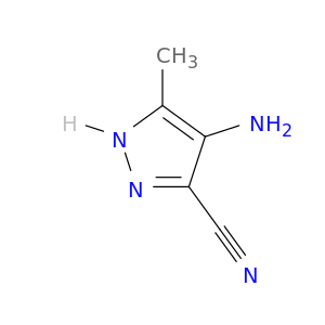 1H-Pyrazole-3-carbonitrile,4-amino-5-methyl-