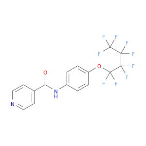 4-Pyridinecarboxamide, N-[4-(nonafluorobutoxy)phenyl]-