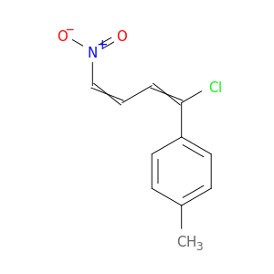 Benzene, 1-(1-chloro-4-nitro-1,3-butadienyl)-4-methyl-