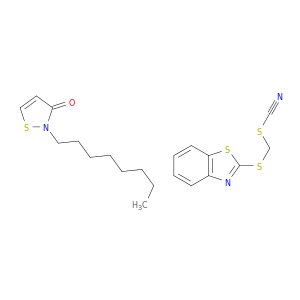 (1,3-benzothiazol-2-ylsulfanyl)methyl thiocyanate- 2-octyl-1,2-thiazol-3(2h)-one(1:1)