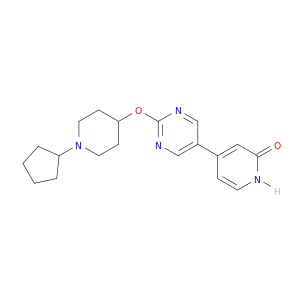 2(1H)-Pyridinone, 4-[2-[(1-cyclopentyl-4-piperidinyl)oxy]-5-pyrimidinyl]-