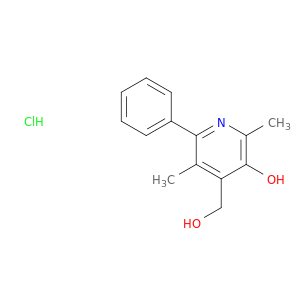 4-Pyridinemethanol, 3-hydroxy-2,5-dimethyl-6-phenyl-, hydrochloride
