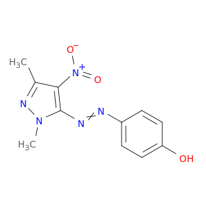 Phenol, 4-[(1,3-dimethyl-4-nitro-1H-pyrazol-5-yl)azo]-