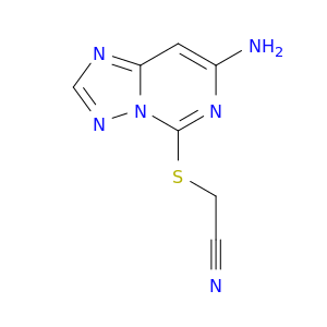 Acetonitrile, [(7-amino[1,2,4]triazolo[1,5-c]pyrimidin-5-yl)thio]-