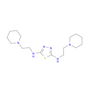 1,3,4-Thiadiazole-2,5-diamine, N,N'-bis[2-(1-piperidinyl)ethyl]-